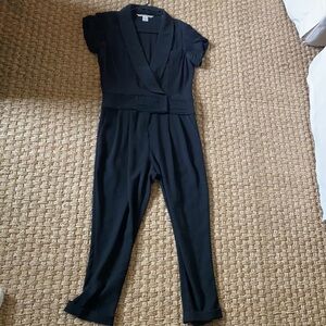Diane von Furstenberg cap sleeve jumpsuit sz 8